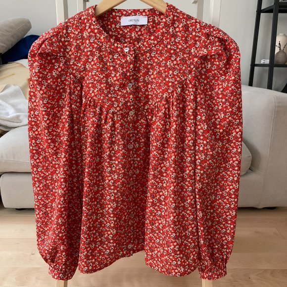 Greylin Floral Blouse - Picture 3 of 5